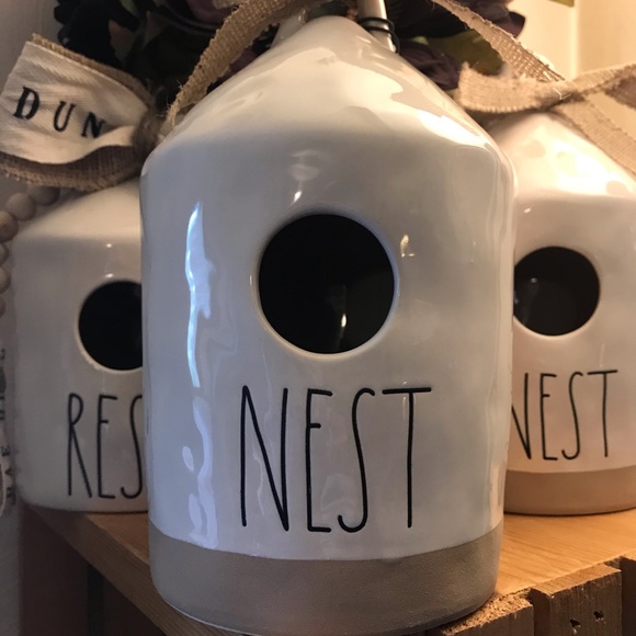 Rae Dunn NEST birdhouse NWT - Picture 2 of 5